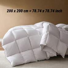 All-Size Quilted Comforter - Your 4-Season Daily Essential & Perfect Wedding/Holiday Gift - White - View 15