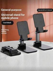 Suporte para Telefone, Suporte Dobrável para Telefone, Acessórios para Telefone, Suporte Portátil Extensível para Tablet e Telefone, Acessórios para Mesa de Escritório, Suporte Portátil para Telefone, Acessórios para Mesa de Escritório, Suporte, Decorações de Mesa para Todos os Smartphones - Multicolorido - Visão 8