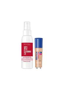 Rimmel [Bundle] Lasting Finish Fix & Go Setting Spray 100 Ml + Match Perfection Foundation Sand 300 Neutral 30 Ml - Lasting Finish+300 Sand Neutral - View 1