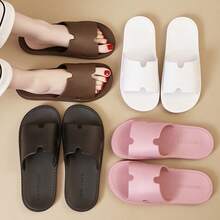1 Pasang Sandal Rumah Dalam Ruangan Bersol Lembut Nyaman Tenang Senyap untuk Kamar Mandi dan Shower, Ringan Anti Selip Portabel, Sandal Sejuk - sandal - View 3
