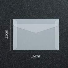Amplop Vellum Transparan, Selongsong Semi-Transparan, Cocok untuk Undangan Pernikahan Bergaya Vintage dan Penyimpanan Kartu Pos - amplop semi-transparan - View 7