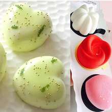 Tapete de horneado antiadherente multifuncional & molde DIY, perfecto para hacer postres creativos, molde de silicona para hornear, platos caseros deliciosos, patrón en relieve, fácil desmolde - Multicolor - Ver 2