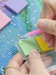 2件/盒 香氛鑽石畫黏土 DIY 手作工藝,鑽石畫工具 - A - 查看 5