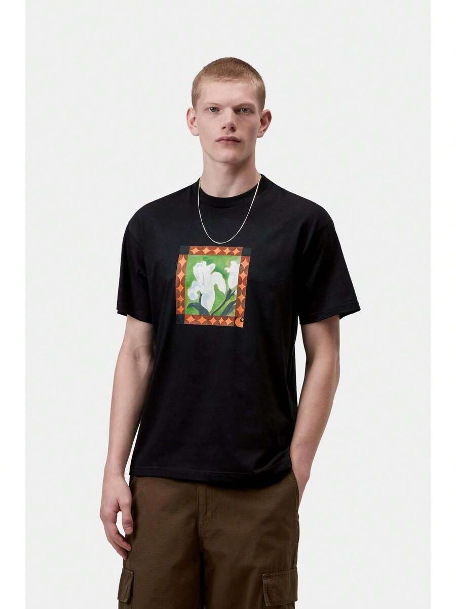 Men T-Shirts - 黑色 - 查看 1