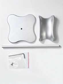 1 buah Stand Headphone Paduan Aluminium, Dudukan Headset Gaming Universal, Alas Stabil Anti-Selip, Rak Display Earphone, Organizer Penyimpanan Headset Desktop untuk Semua Headphone Over-Ear, Aksesori Meja Gaming - View 4