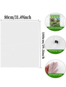 1pc Drawstring Garden Mesh Net,Pest And Bird Protection Cover, Garden Plant Protection Cover, Suitable For Tomato Net, Garden Plant Barrier, Vegetables, Fruits And Flowers - Multicolor - View 12
