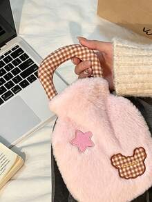 1Pair Plush And Adorable Explosion-Proof Hand Warmer, Hot Water Bottle, Cute And Girly Hand Warmer, Cartoon Winter Hand Warmer, Suitable For Autumn And Winter, A Great Christmas Gift. - Multicolor - View 7