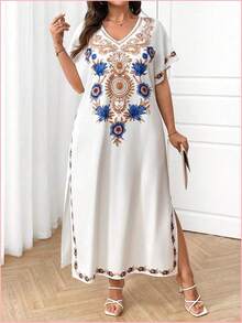 Women Midi Dresses - White - View 4