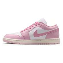 Nike Air Jordan 1 Low Women's Shoes Iced Carmine/White DC0774-607 | Low-Top Versatility, Everyday Wearable - 粉紅白色 - 查看 7