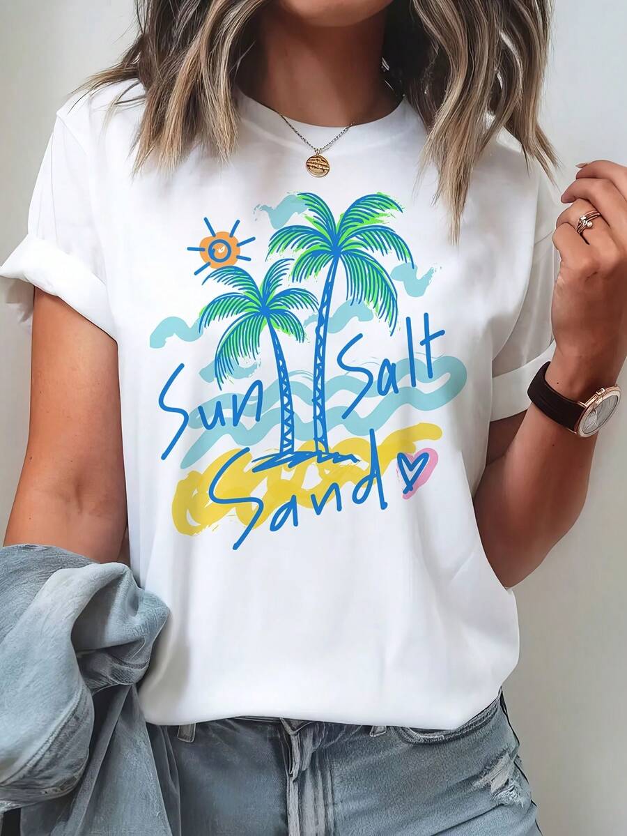 Women Sports Tees & Tanks - 白色 - 查看 1