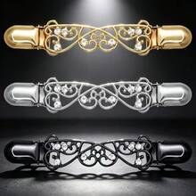 3pcs Multi-Purpose Waist Cincher Clips, Hollow Sweater And Cardigan Clips, Suitable For Dresses - Multicolor 3 - View 10