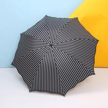 條紋反向折疊手開雨傘，便攜式反向可折疊雨傘，適合戶外雨天使用 - 條紋反向雨傘 - 查看 14