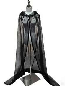 Women's Wedding Tulle Hooded Cape, Bridal Gown Robe, Ramadan, Halloween Cosplay With Long Train, Wedding Wrap, Carnival, Valentine's Day - Multi-color Style B - View 7