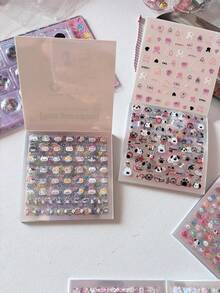 24pcs PET Film Cutting Stickers Mini Icons For Books Decor Materials Journal DIY Collages - B - View 3