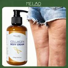 MELAO 膠原蛋白身體乳霜 250g/8.82oz，膠原蛋白保濕緊緻身體乳液，深層補水抗老身體霜，適合乾性肌膚 - 250g - 查看 1