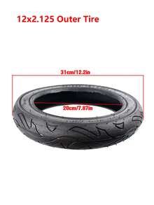 12 Inch Tires 12x2.125 Suitable For Electric Scooters City Bicycles, Baby Strollers, External Tires Suitable For Various Gases - A - View 5