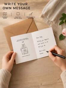 بطاقة خط فني مخصصة لصور حيوانين أليفين، تصميم رسم بسيط مع نص وأسماء قابلة للتعديل. بطاقة تهنئة للهدايا، تذكار مدروس لأصحاب الحيوانات الأليفة للحفاظ على ذكريات حلوة لقطتين محبوبتين. - متعدد الألوان - مشاهدة 4