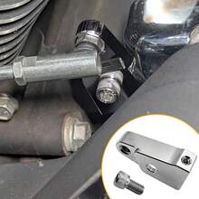 Ez Shift Neutral Gear Assist Kit Fit For  Touring Twin Cam   Touring Twin Cam Road GlideDyna And  Easy Auxiliary Bracket Mount (Silver) - Default - View 6