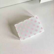 Pastel Polka Dot Frosted PP Storage Box Flip Lid Portable Mini Organizer Case For Photocard Washi Tape Stickers - A - View 10