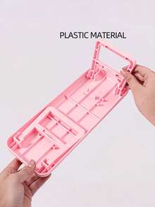 Foldable Plastic Manicure Hand Rest With Underneath Room Elevated Wrist Support Cushion For Women Beauticians Portable Nail Salon Hand Mat For Diy Art Home Cleaning Dorm Nail Supllies House School Home Decorbedroom Bathroom Essentials Accessories - Multicolor - View 9