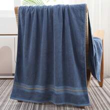 2026 Bath Towel, Suitable For Men And Women, Can Be Used As A Full-Body Wrap, Suitable For All Seasons. - A New Ocean Blue - View 2