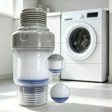 Household Washing Machine Pre-Filter, Universal Washing Machine Inlet Water Filter Device. Simple Tool-Free Quick Installation And Removal, Compact Body Without Occupying Extra Space, Easy Installation, Filtration Model - Multicolor - View 2