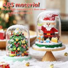 Seri Hadiah Natal, Set Mainan Balok Susun Anak-Anak, Alas Balok Susun Lembut, Balok Partikel Mikro, Bahan ABS. Termasuk: Santa Claus, Pohon Natal, dan Berbagai Elemen. Kemasan Kotak Hadiah, Lebih Cocok untuk Dihadiahkan. - MultiWarna - View 4