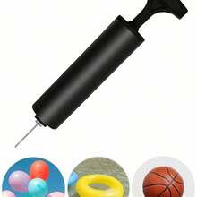 T-Shaped Compact Portable Ball Pump, Holiday Balloon Plastic Hand-Push Air Pump - Multicolor - View 2