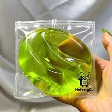 1 Peça Brinquedo Apertável de Maçã Verde Transparente, Brinquedo de Fruta Realista com Rebote Lento, Brinquedo Sensorial Macio para Alívio de Estresse, Adereço Criativo para Interpretação de Papéis, Adequado como Presente de Lazer para Colecionadores - Multicolorido - Visão 3
