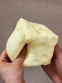 1 buah Mainan Squishy Keju Raksasa Baru (Dikirim Secara Acak), Bentuk Bola Keju Persegi, Tekstur Roti Realistis, Cangkang TPR Lambat Memantul, Hadiah Sempurna untuk Ulang Tahun, Natal, Halloween, Paskah - MultiWarna - View 11