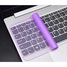 Laptop Keyboard Protector Silicone Universal 15.6/17 Inch Protective Cover Colorful Ultra-Thin Protective Film Minimalist Dust-Proof Transparent Film Anti-Stain Protective Cover - Multicolor - View 6