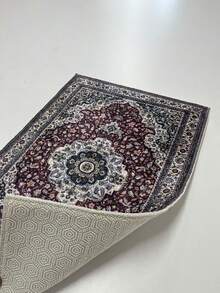 Modern Turkish Carpet | Minimalist Patterned Area Rug | Size Options From 80x250 Cm To 180x280 Cm Made ın Turkey - Mauve Purple - View 3