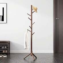 Standing Coat Rack With Multiple Hooks, Space-Saving, Freestanding, Suitable For Entryway And Living Room Areas, Durable Hanging Rack For Coats, Hats, Handbags And Other Clothing, Minimalist Nordic Style Home Decor Storage Rack - Multicolor - View 2