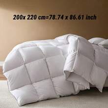All-Size Quilted Comforter - Your 4-Season Daily Essential & Perfect Wedding/Holiday Gift - White - View 16