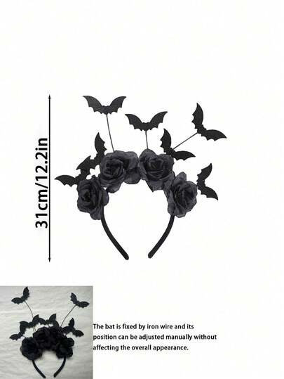 Asas de Morcego com Tema de Vampiro de Halloween, Fantasia de Asas de Morcego Estilo Gótico sem Tecido, Fantasia de Morcego para Cosplay e Baile de Máscaras de Halloween, Adequado para Estilo Demónio, Presente de Halloween, Artigos para Festa de Halloween, Role Play para Mulheres Adultas, Atuação em Festa de Carnaval
