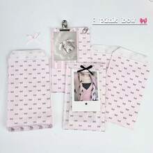 Gift For Her/Him 25 Small Gift Bags, 6*3.15 Inches Pink Design, Heart/Bow Pattern, No Stickers, Perfect For Jewelry And Wallet - One Size Fits All - View 5