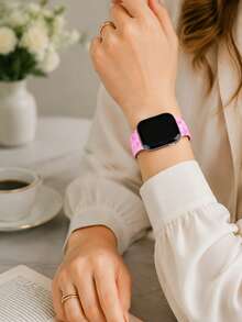 Smart Watch Strap - Pink - View 9