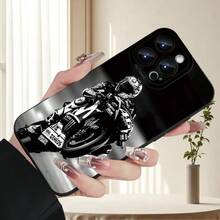 [24h Shipping From DE/FR/ES] Phone Case: A Treasure, With 2D Motorcycle Racing Pattern, Modern, Cool And Fashionable, Drop-Proof, For IPhone 17/16/15/14/13/12/11/Pro Max. A Valentine's Day, Birthday, Or Surprise Gift For Friends, Family, Girlfriend, Boyfriend, Or Yourself. Suitable For Apple 17/16/15/14/13/12/11/X Series And  S21/S22/S23/S24/S25/S26, , , And Other Models - Image 1 Pcs - View 6