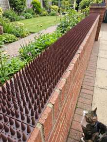 Bird Spikes, 24 Pack 43 Cm Pigeon Deterrent For Small Birds Raccoon Cats Defender For Outside To Keep Squirrel Away, Plastic Fence Spikes Covers 10M - View 1