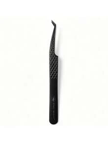 1pc Precision Eyelash Extension Tweezers, Stainless Steel Ultra-Hard Black Anti-Static Lash Tool For Isolation, Picking And Professional Salon Use, Winky Beauty - Black - View 11