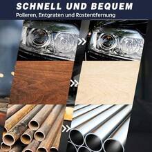 30-teiliges Set aus 2-Zoll-Schleifscheiben mit 6-mm-Runddorn, 40/60/80 Körnung Zirkonoxid-Aluminiumoxid-Schleifscheiben zum Schleifen und Polieren von Metall, Holz, PVC und Stein - A - Übersicht 2