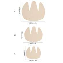 2/4pcs Nude Cross Bandage Elastic Fabric Invisible Seamless Breast Lift Tape, Push-Up Anti-Sagging Lifting Breast Tape, Reusable Non-Slip For Backless Dresses, Wedding Parties And Summer Outfits - Multicolor - View 3