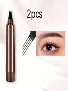 4 爪鬍鬚填補筆，防水防汗，男士批發化妝用品 - Black - 查看 13