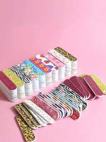 Multi-Specification Mixed Color Nail Files, Nail Shaping, Polishing And Exfoliating Nail Files - Multicolor - View 6