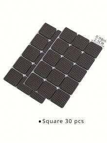 30PCS Non-Slip Furniture Pads, Easy To Apply, Anti-Scratch, Noise Reduction, Floor Protection Pads, Material: Other Materials, Indoor/Outdoor Use Without Power, Chair Silent Foot Pads, Table/Chair/Stool Leg Protection Covers, Sound-Insulating Non-Slip Stickers, Furniture Anti-Collision Pads (Square/Round Randomly Sent) - A - View 9