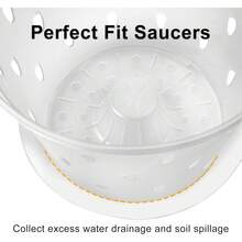 5pcs/4pcs/3pcs Transparent Orchid Pots With Base, 3"/4"/5"/6"/7" Plastic Multi-Size Flower Pots, Modern Plant Growing Pots, Premium Weatherproof Outdoor Rooting & Seedling Cultivation Pots, Includes Gardening Accessories, Suitable For Professional Gardening Tools, Drainage Hole Breathable Slotted Clear Plastic Orchid Planters For Indoor/Outdoor Plants And Orchids - A - View 5