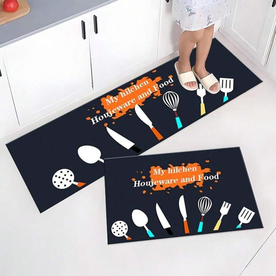 Kitchen Mat & Kitchen Rug - my hilchen e preto - Görünüm 1