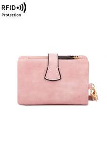 FOREVER MIYIN Women Vintage Texture Wristlet Clutch, Zipper Closure RFID Wallet With ID Window Multi Card Slots Coin Purse For Daily Use - Multicolor - View 15