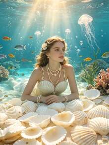 30/50/100/200顆天然貝殼螺旋珠，大孔平滑切割橢圓形海灘貝殼吊墜，DIY創意特殊手鍊項鍊串珠珠寶手工配件 - 貝殼 - 查看 10