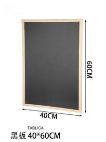 1 Pc Chalkboard With Solid Wood Frame, Multiple Sizes Available, Smooth Writing Surface, Easy To Wipe Clean, Sturdy Durable Wooden Frame, Suitable For Shop Price Tags, Student Graffiti & Teaching, Family Messages And Store Menu Display - Multicolor - View 11